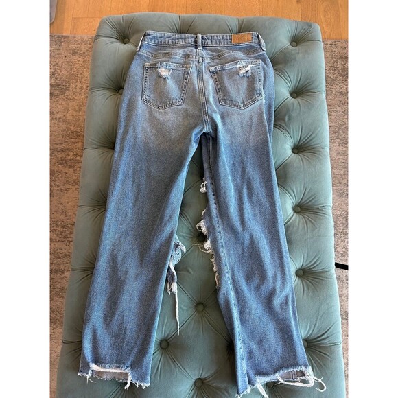 Hollister ultra high rise vintage straight jeans (womens 27) 5R - Picture 5 of 9
